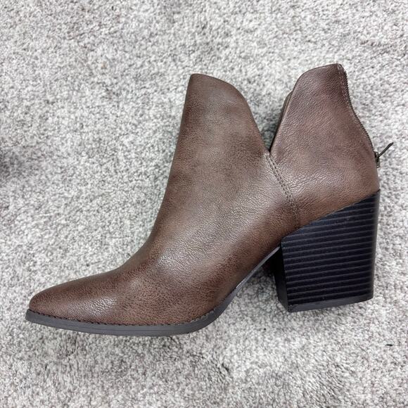 New in box! Sun & Stone brown taupe booties size 9 - Picture 4 of 12